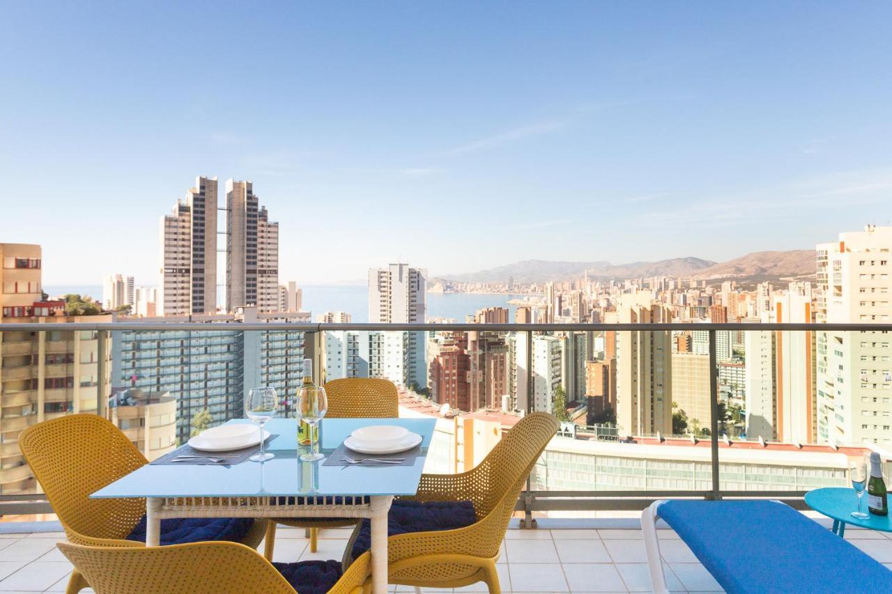 דירות בנידורם Skyline 10 Gran Terraza Privada Con Vistas Espectaculares מראה חיצוני תמונה