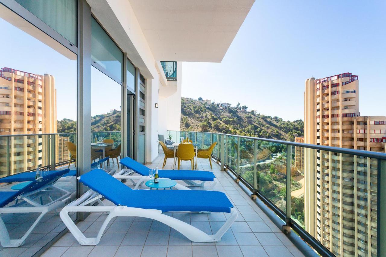 דירות בנידורם Skyline 10 Gran Terraza Privada Con Vistas Espectaculares מראה חיצוני תמונה